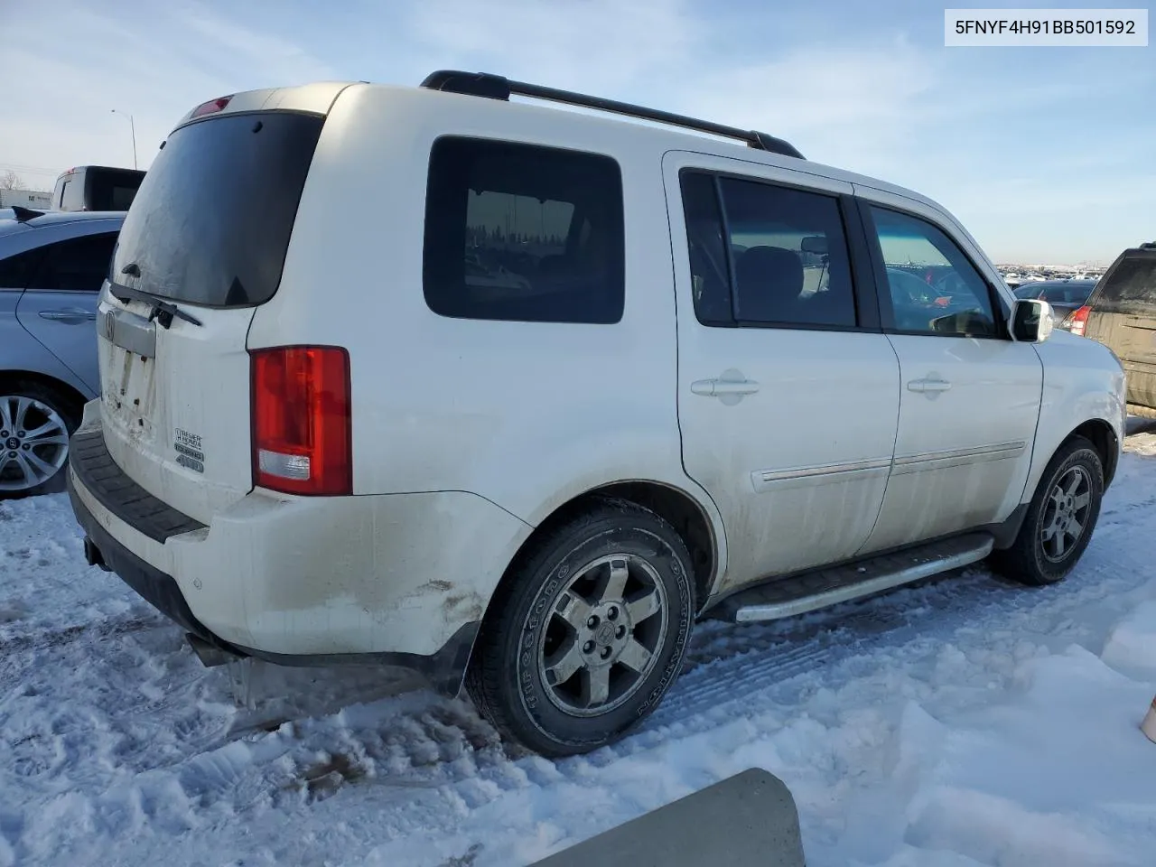 5FNYF4H91BB501592 2011 Honda Pilot Touring