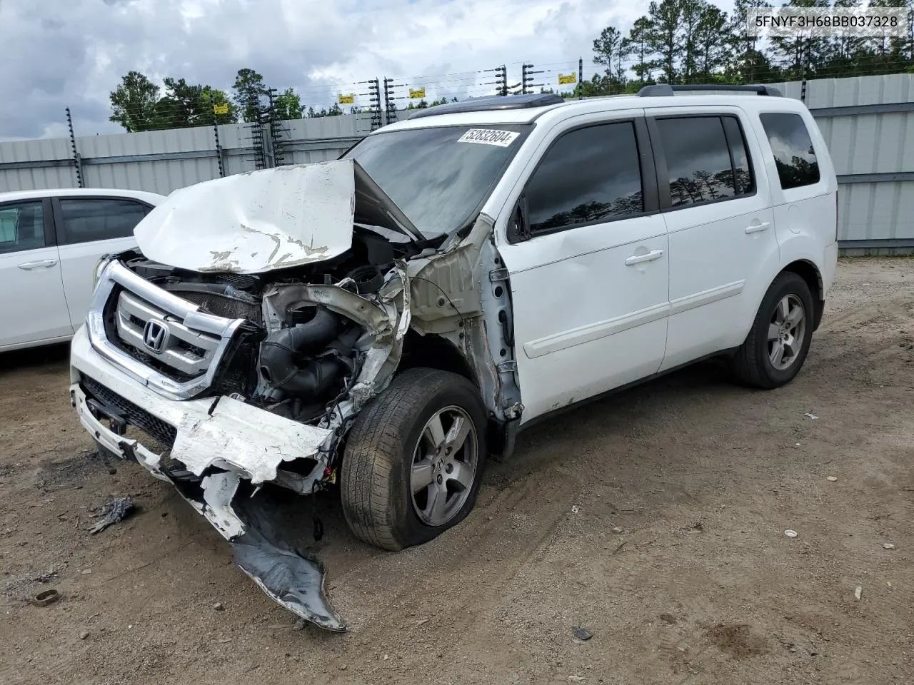 5FNYF3H68BB037328 2011 Honda Pilot Exl