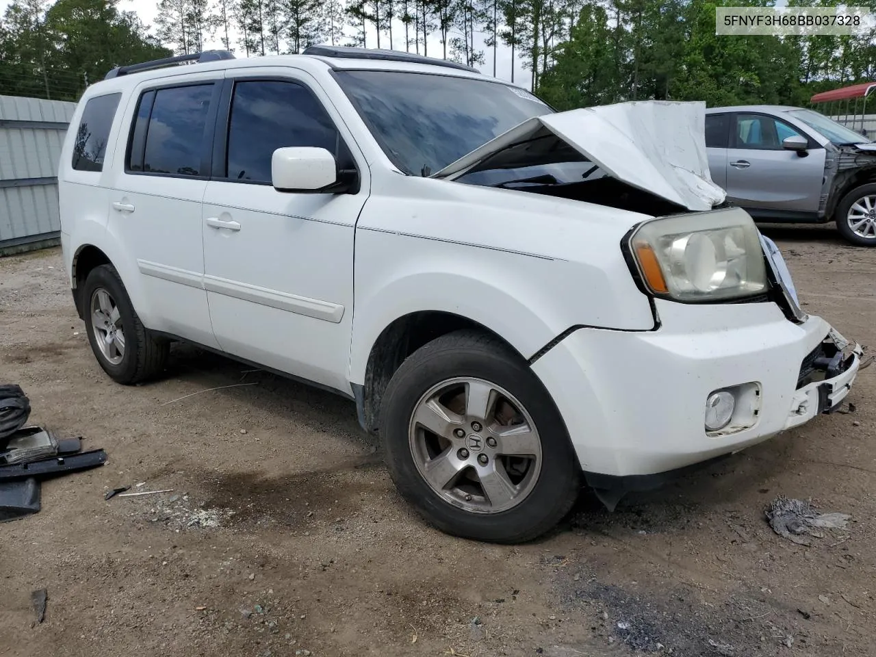 5FNYF3H68BB037328 2011 Honda Pilot Exl