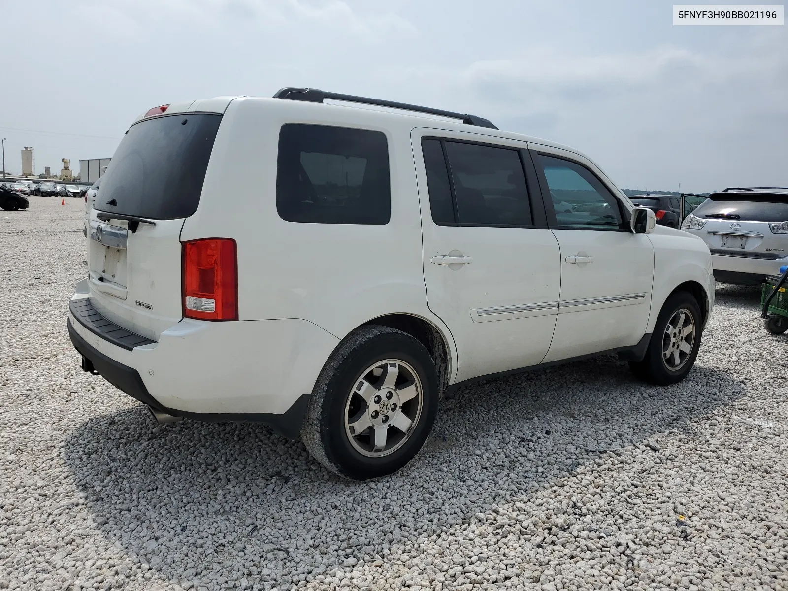 2011 Honda Pilot Touring VIN: 5FNYF3H90BB021196 Lot: 53682124