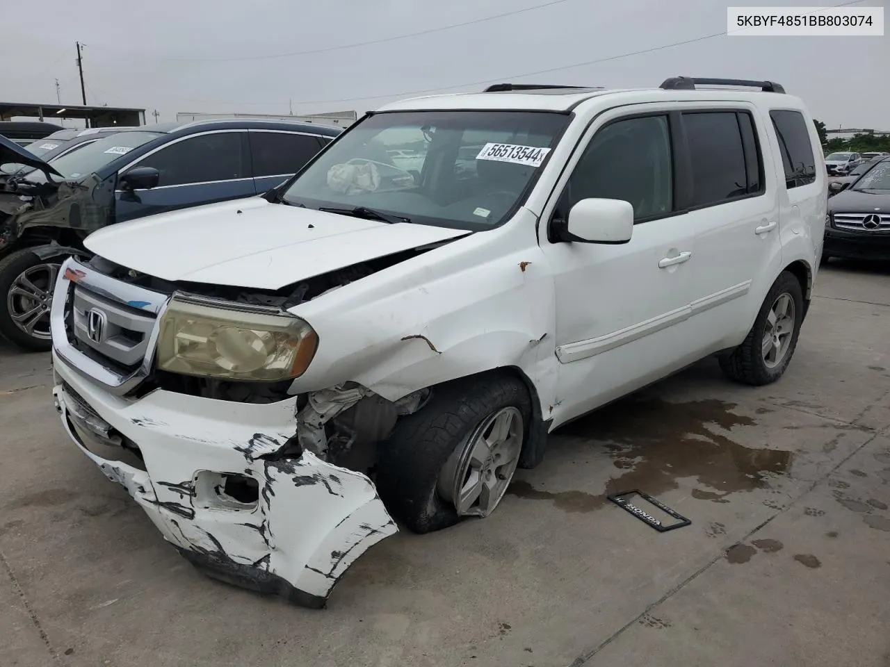 5KBYF4851BB803074 2011 Honda Pilot