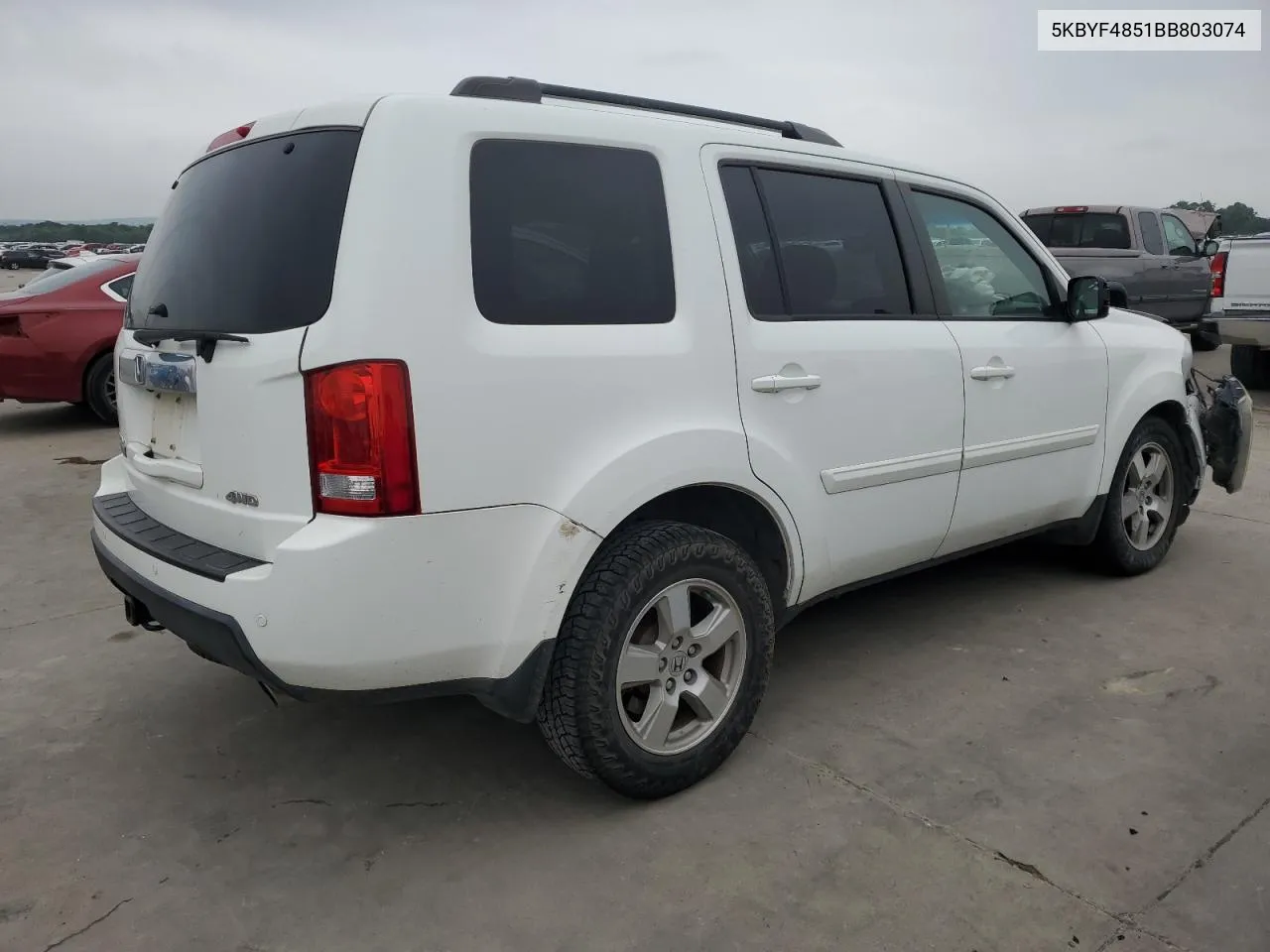 5KBYF4851BB803074 2011 Honda Pilot