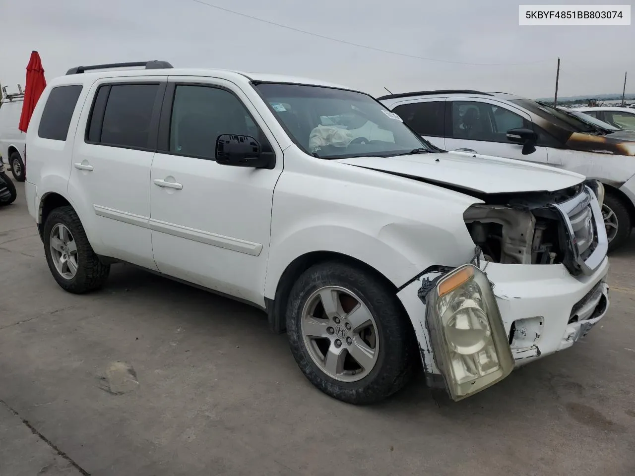 5KBYF4851BB803074 2011 Honda Pilot