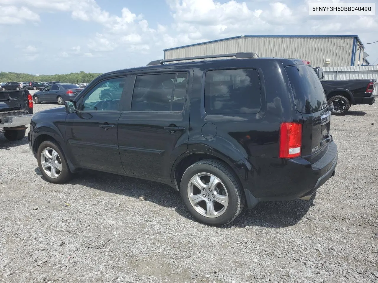 5FNYF3H50BB040490 2011 Honda Pilot Exl