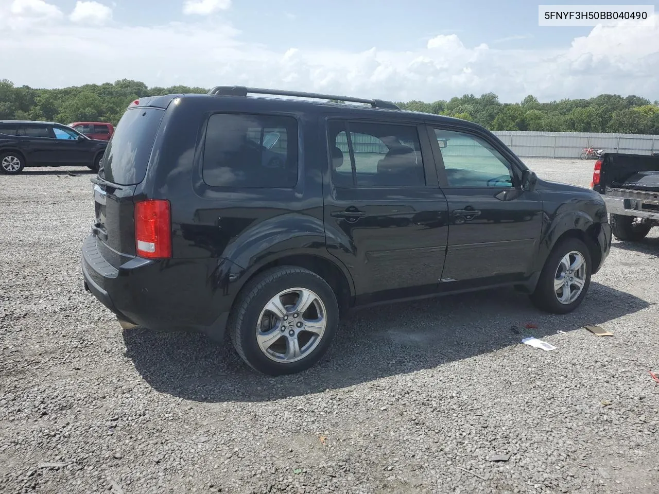 5FNYF3H50BB040490 2011 Honda Pilot Exl