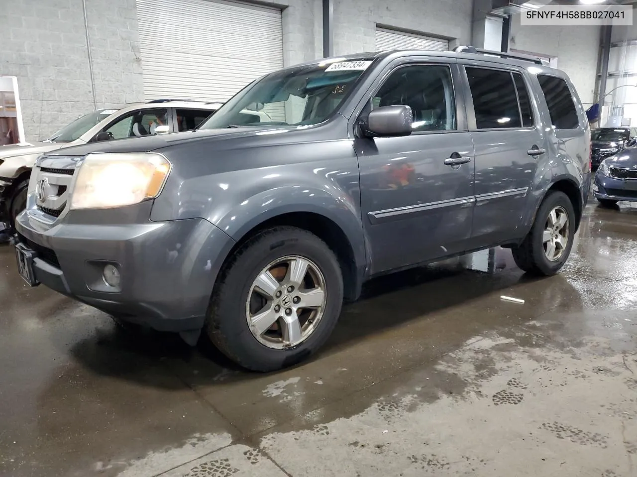 2011 Honda Pilot Exl VIN: 5FNYF4H58BB027041 Lot: 58947334