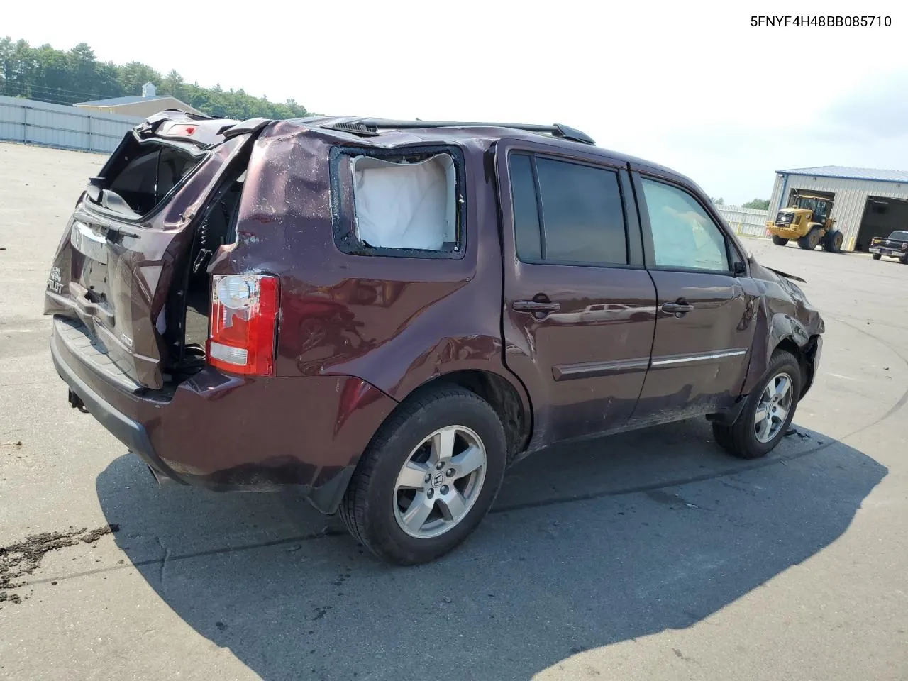 2011 Honda Pilot Ex VIN: 5FNYF4H48BB085710 Lot: 59204314