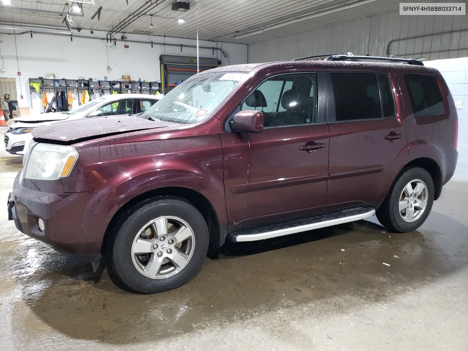 2011 Honda Pilot Exl VIN: 5FNYF4H58BB033714 Lot: 60052274