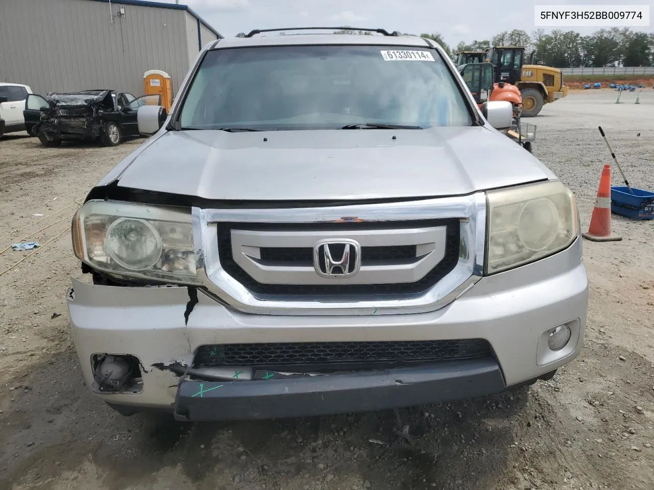 2011 Honda Pilot Exl VIN: 5FNYF3H52BB009774 Lot: 61330114