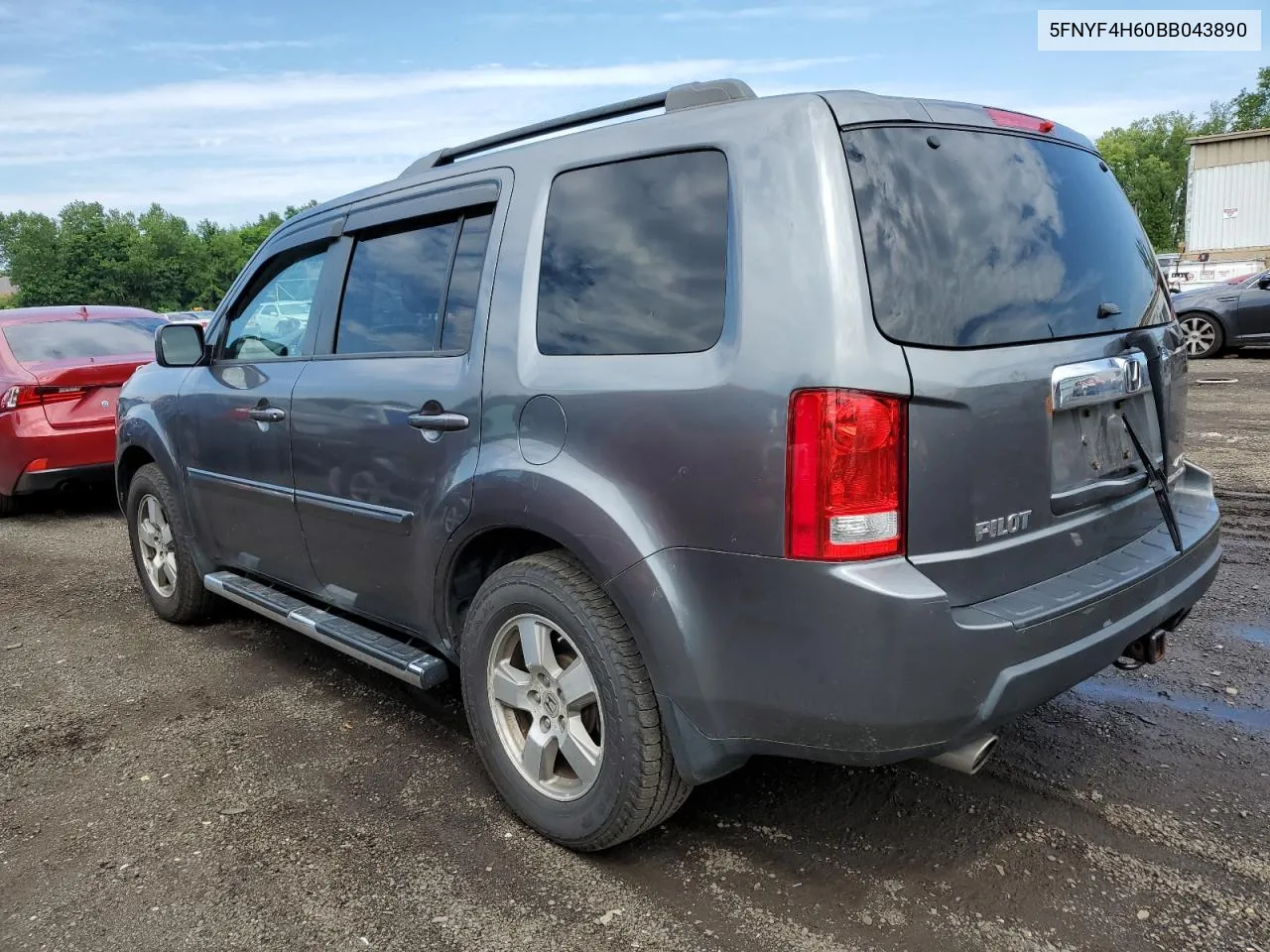 2011 Honda Pilot Exl VIN: 5FNYF4H60BB043890 Lot: 63419894