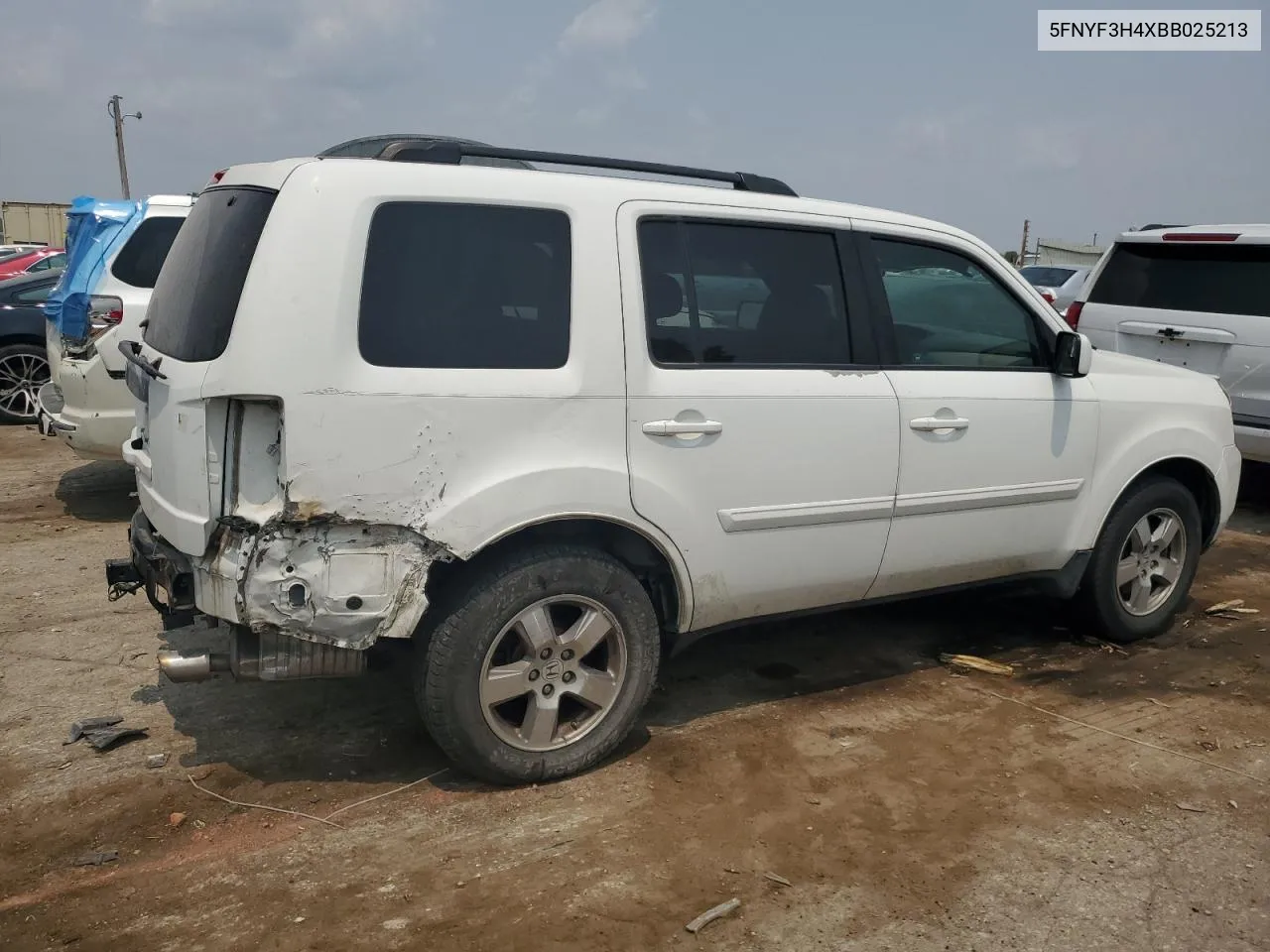 2011 Honda Pilot Ex VIN: 5FNYF3H4XBB025213 Lot: 64216564