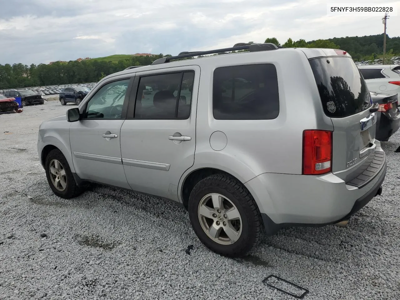 2011 Honda Pilot Exl VIN: 5FNYF3H59BB022828 Lot: 64300904