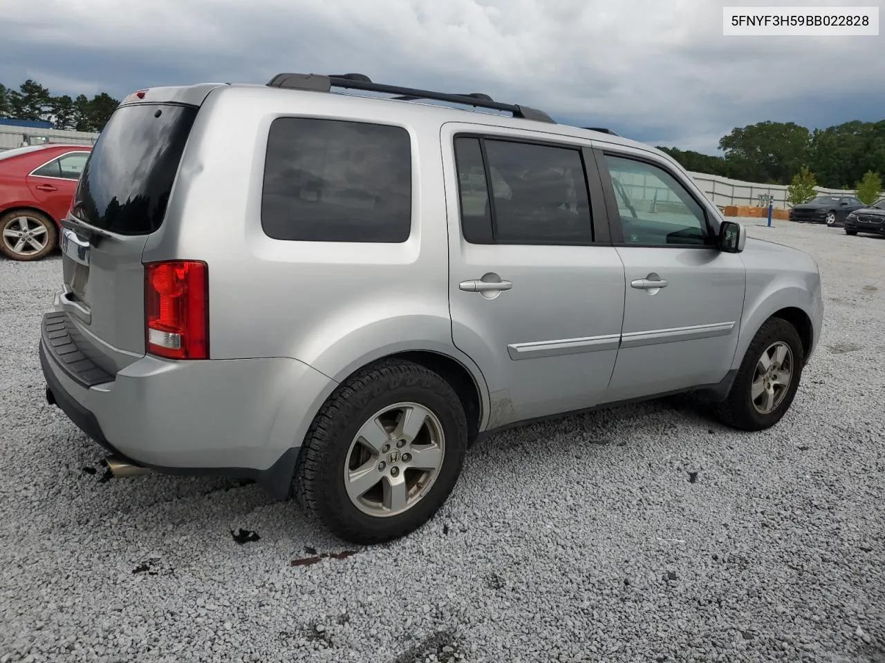 2011 Honda Pilot Exl VIN: 5FNYF3H59BB022828 Lot: 64300904