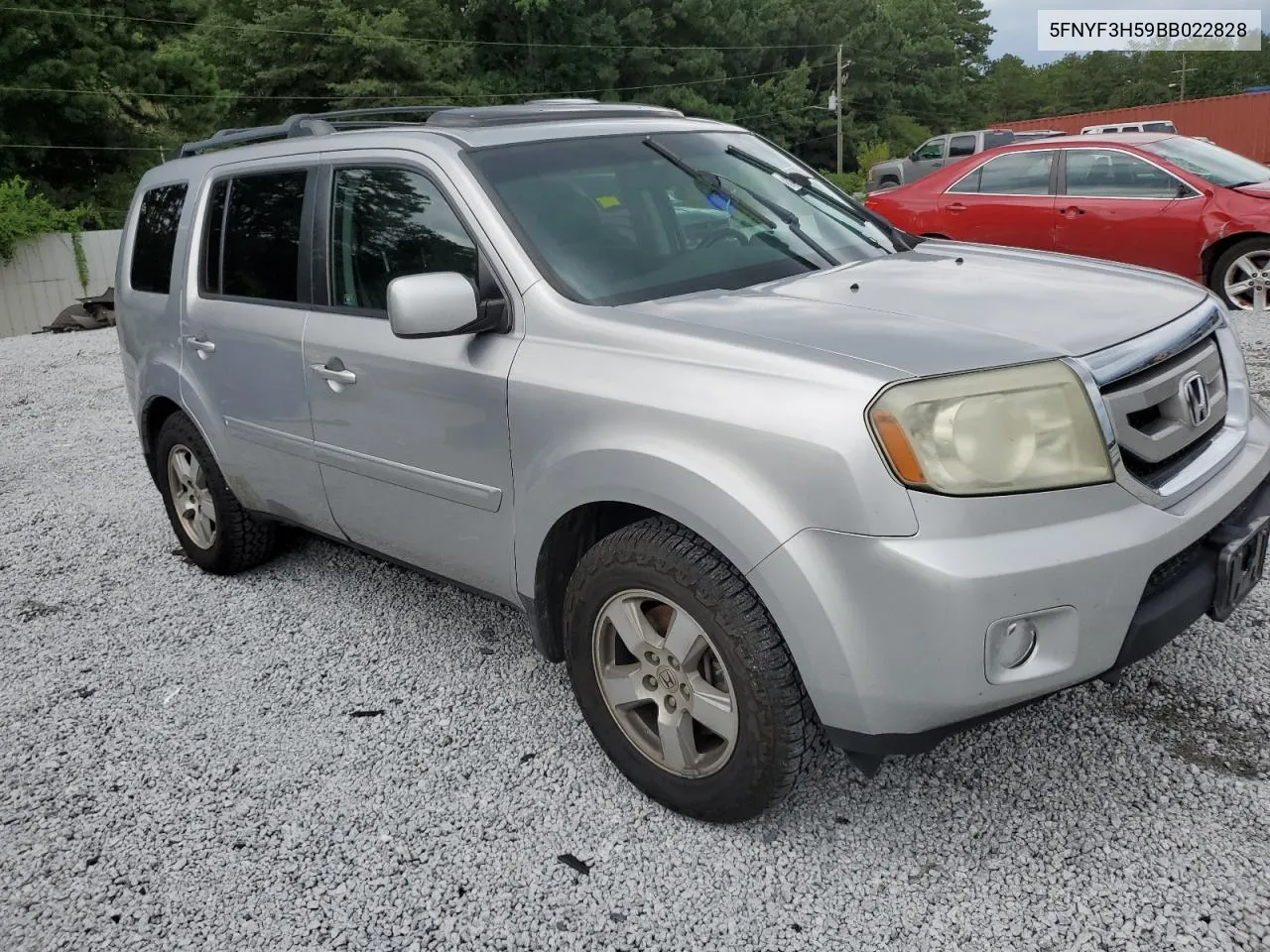 2011 Honda Pilot Exl VIN: 5FNYF3H59BB022828 Lot: 64300904