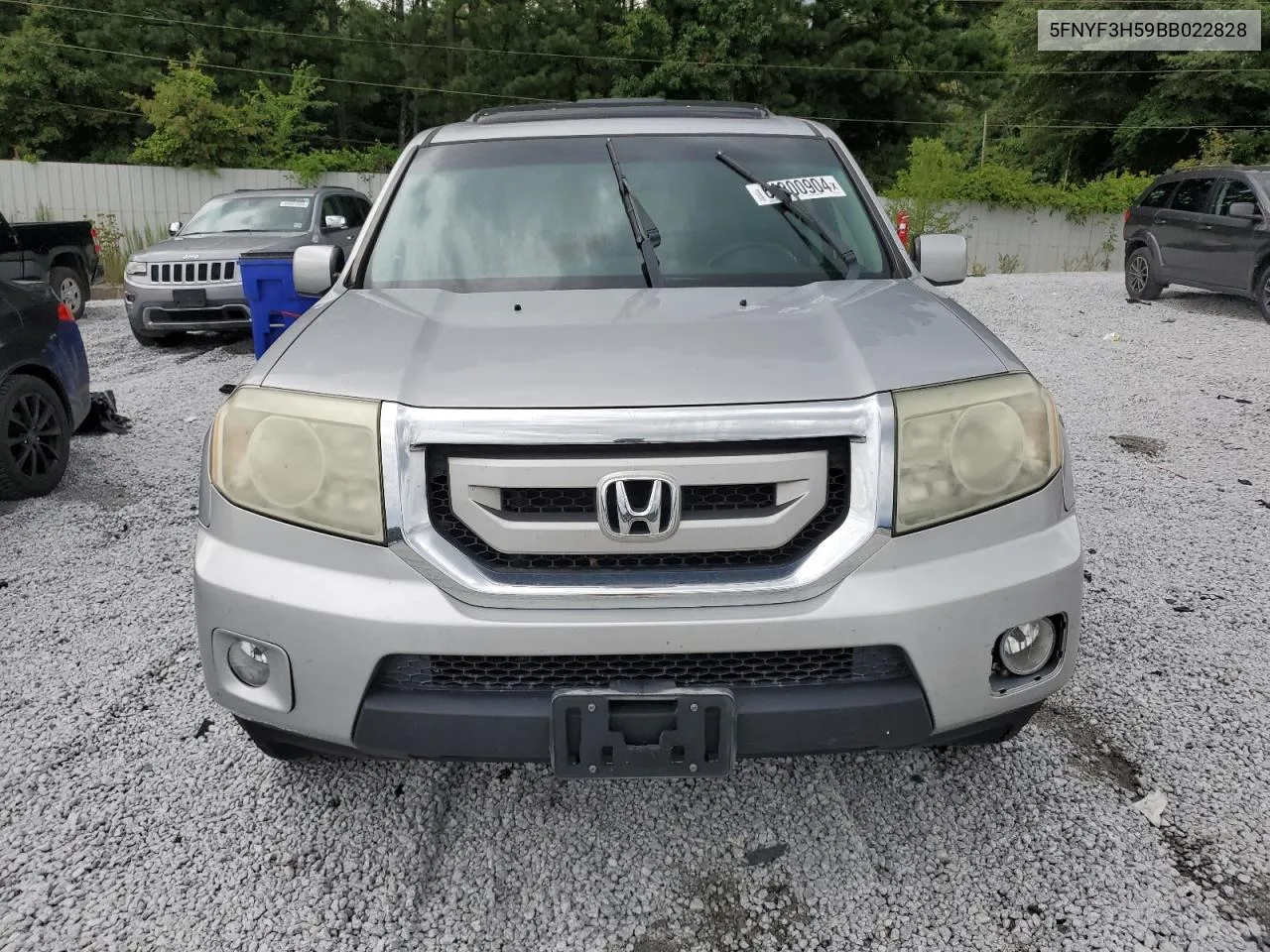 2011 Honda Pilot Exl VIN: 5FNYF3H59BB022828 Lot: 64300904