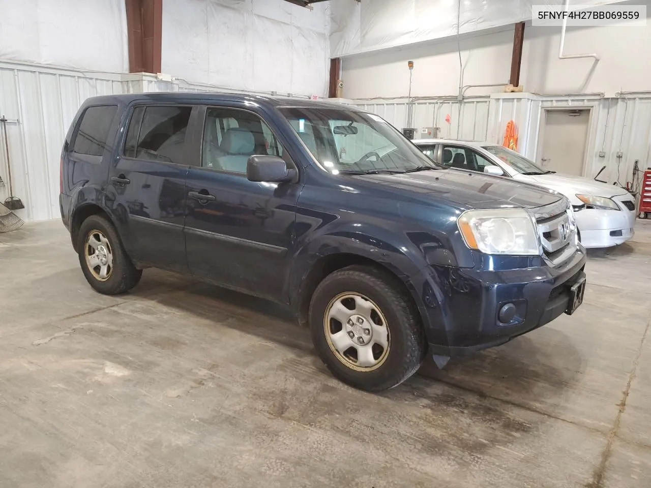 2011 Honda Pilot Lx VIN: 5FNYF4H27BB069559 Lot: 65243864