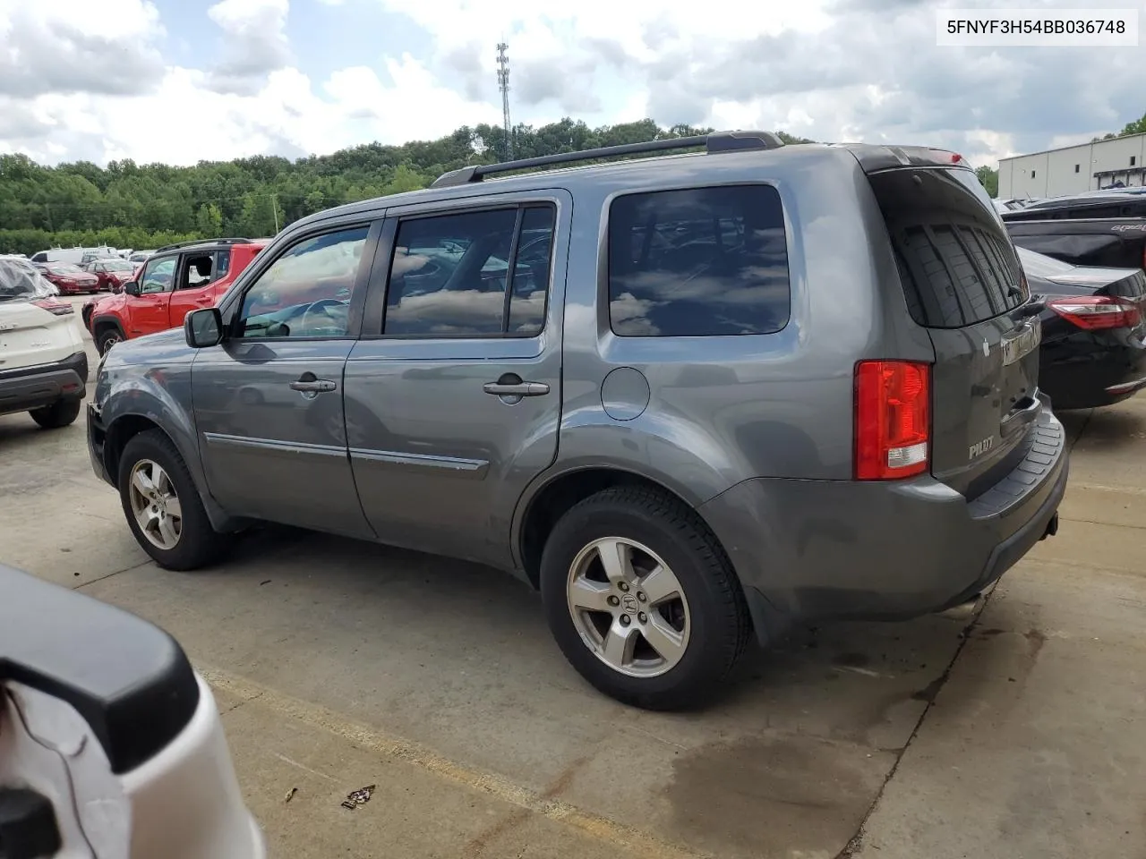 2011 Honda Pilot Exl VIN: 5FNYF3H54BB036748 Lot: 65379764