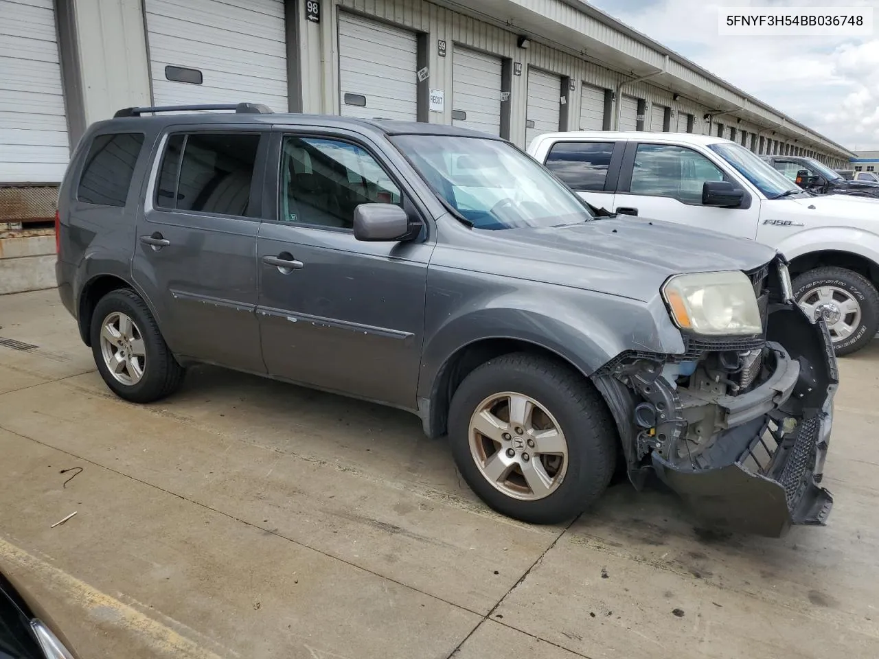 2011 Honda Pilot Exl VIN: 5FNYF3H54BB036748 Lot: 65379764