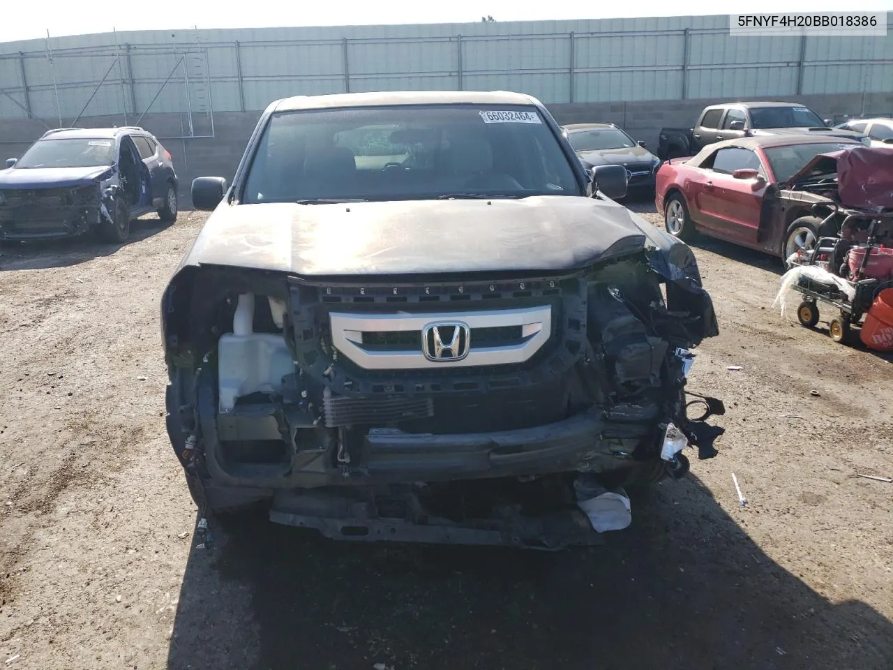 5FNYF4H20BB018386 2011 Honda Pilot Lx