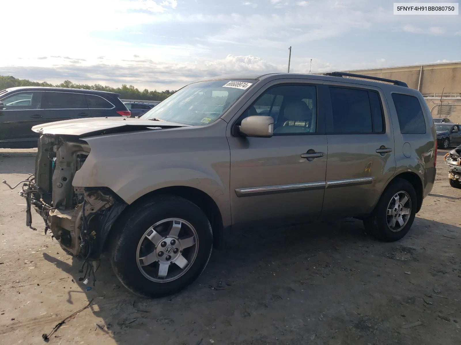 5FNYF4H91BB080750 2011 Honda Pilot Touring