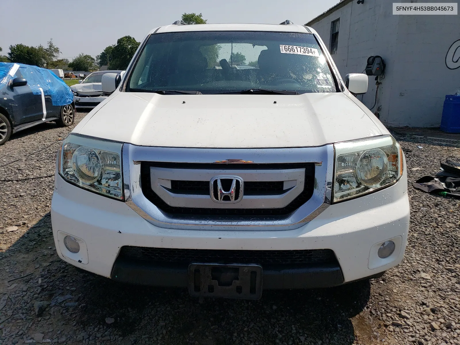 2011 Honda Pilot Exl VIN: 5FNYF4H53BB045673 Lot: 66617394