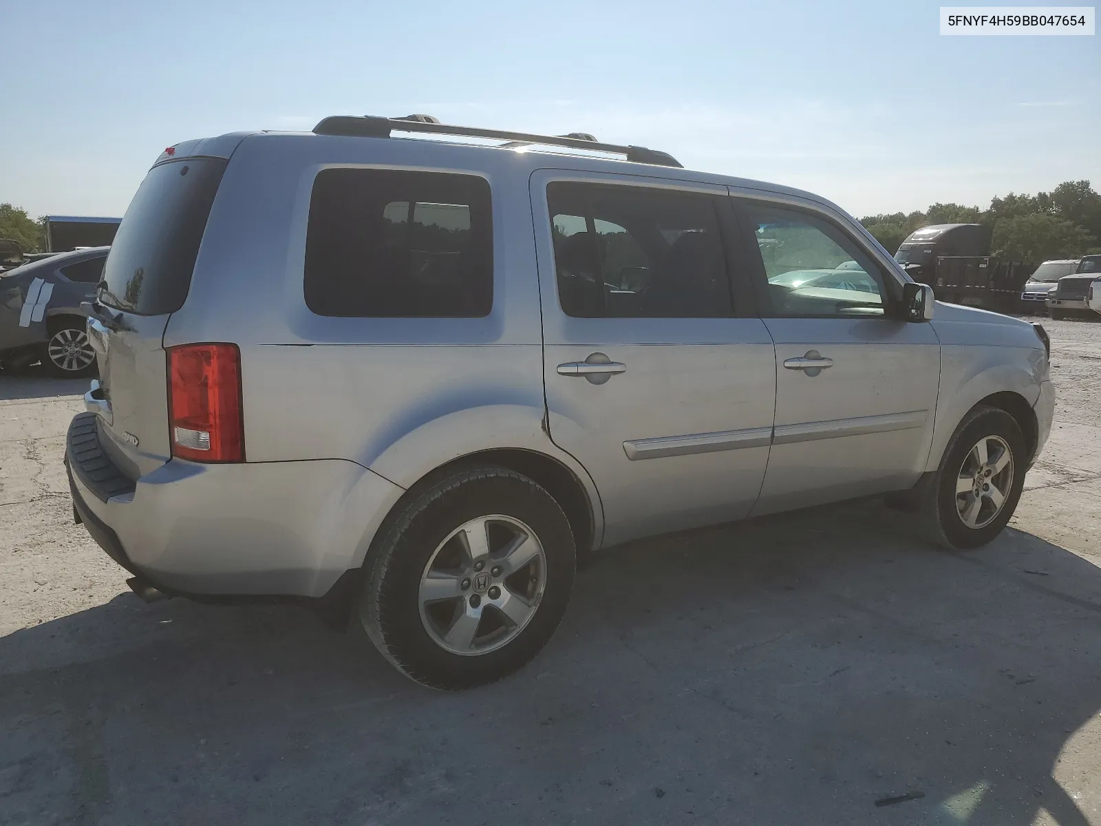 5FNYF4H59BB047654 2011 Honda Pilot Exl