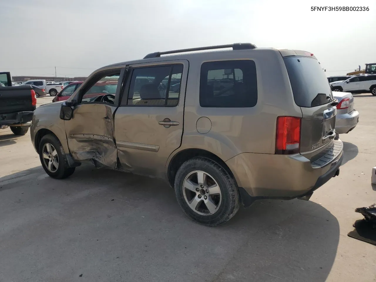 5FNYF3H59BB002336 2011 Honda Pilot Exl