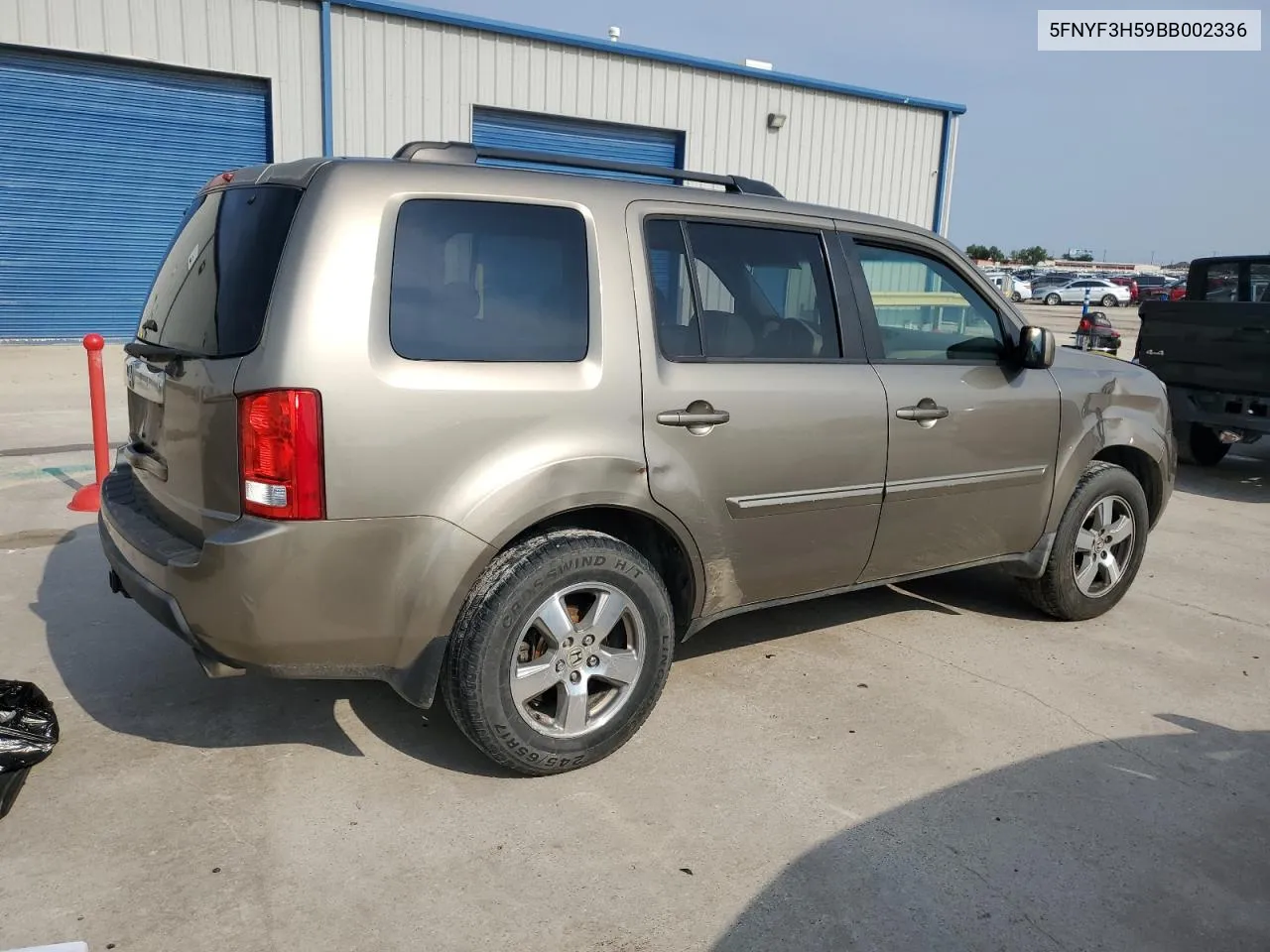 2011 Honda Pilot Exl VIN: 5FNYF3H59BB002336 Lot: 66880614