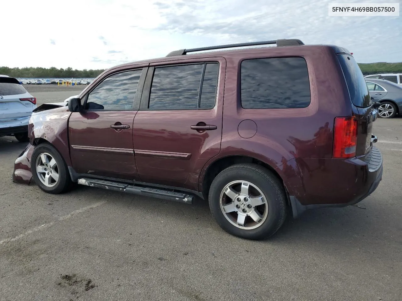 5FNYF4H69BB057500 2011 Honda Pilot Exl