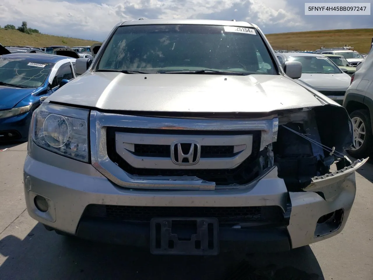 5FNYF4H45BB097247 2011 Honda Pilot Ex