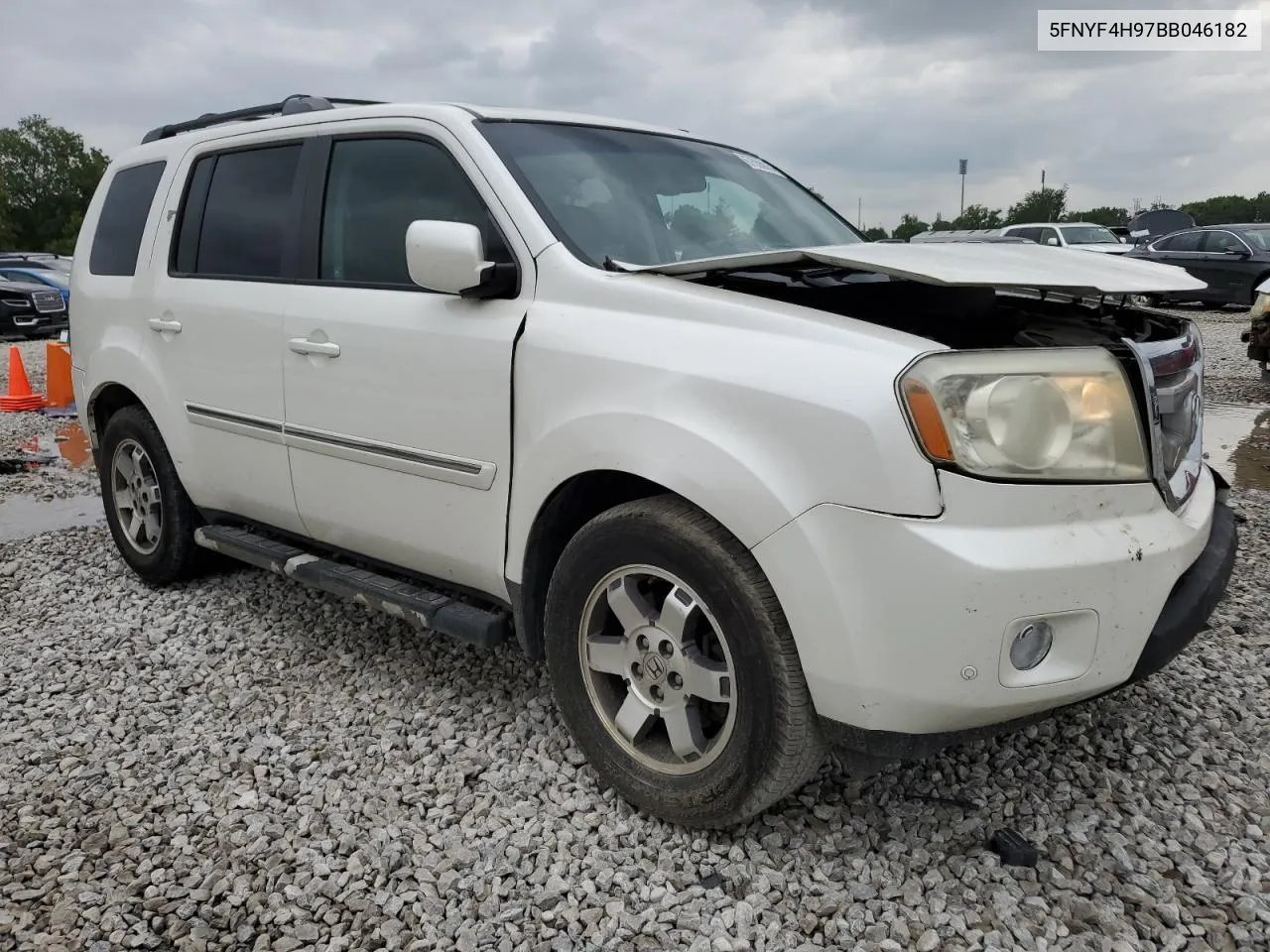 2011 Honda Pilot Touring VIN: 5FNYF4H97BB046182 Lot: 67555014