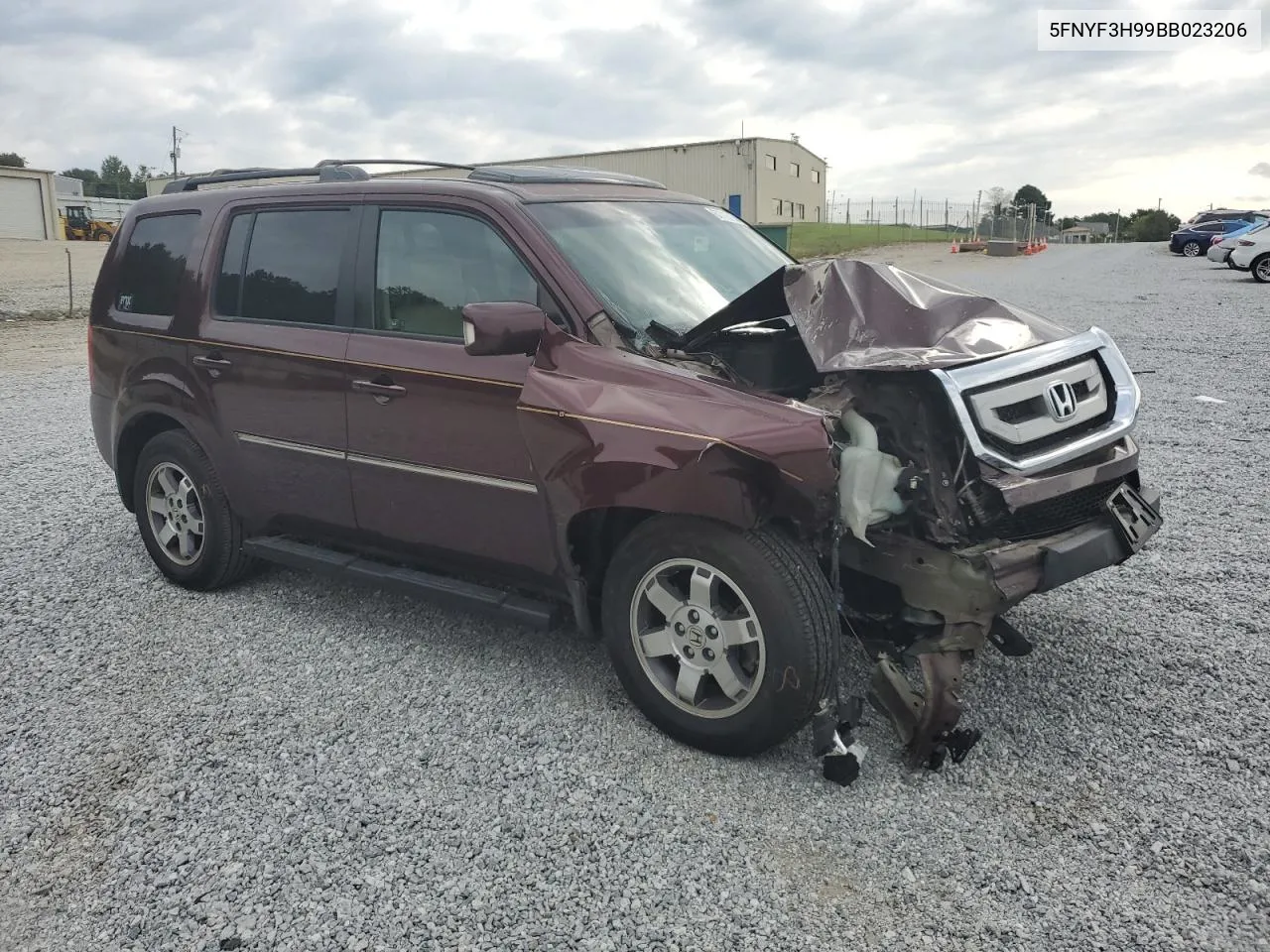 2011 Honda Pilot Touring VIN: 5FNYF3H99BB023206 Lot: 67715154