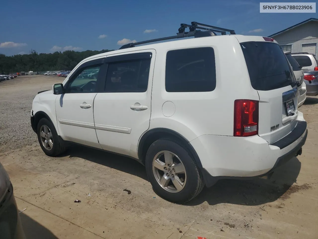 2011 Honda Pilot Exl VIN: 5FNYF3H67BB023906 Lot: 67790624