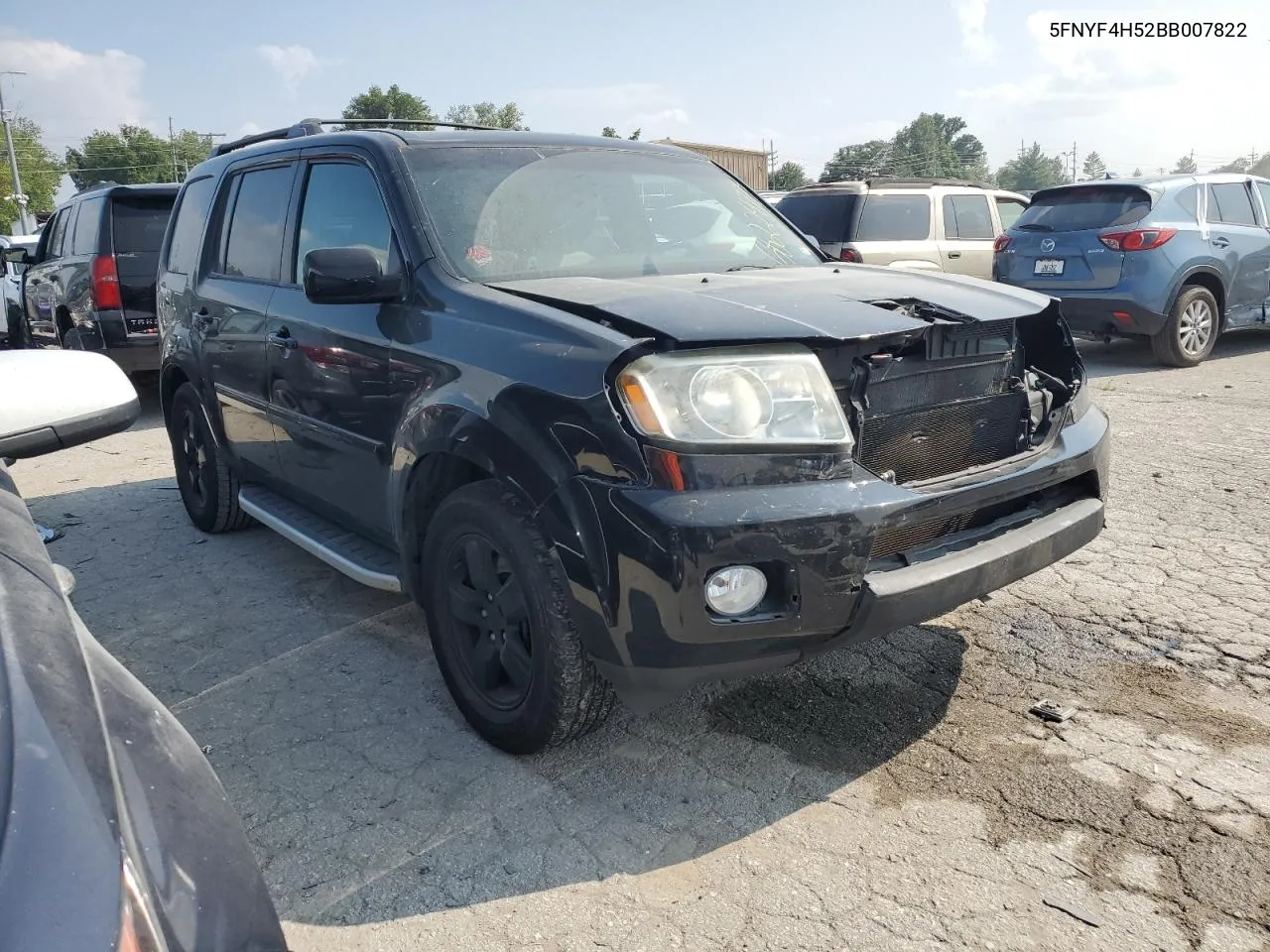 2011 Honda Pilot Exl VIN: 5FNYF4H52BB007822 Lot: 68224774