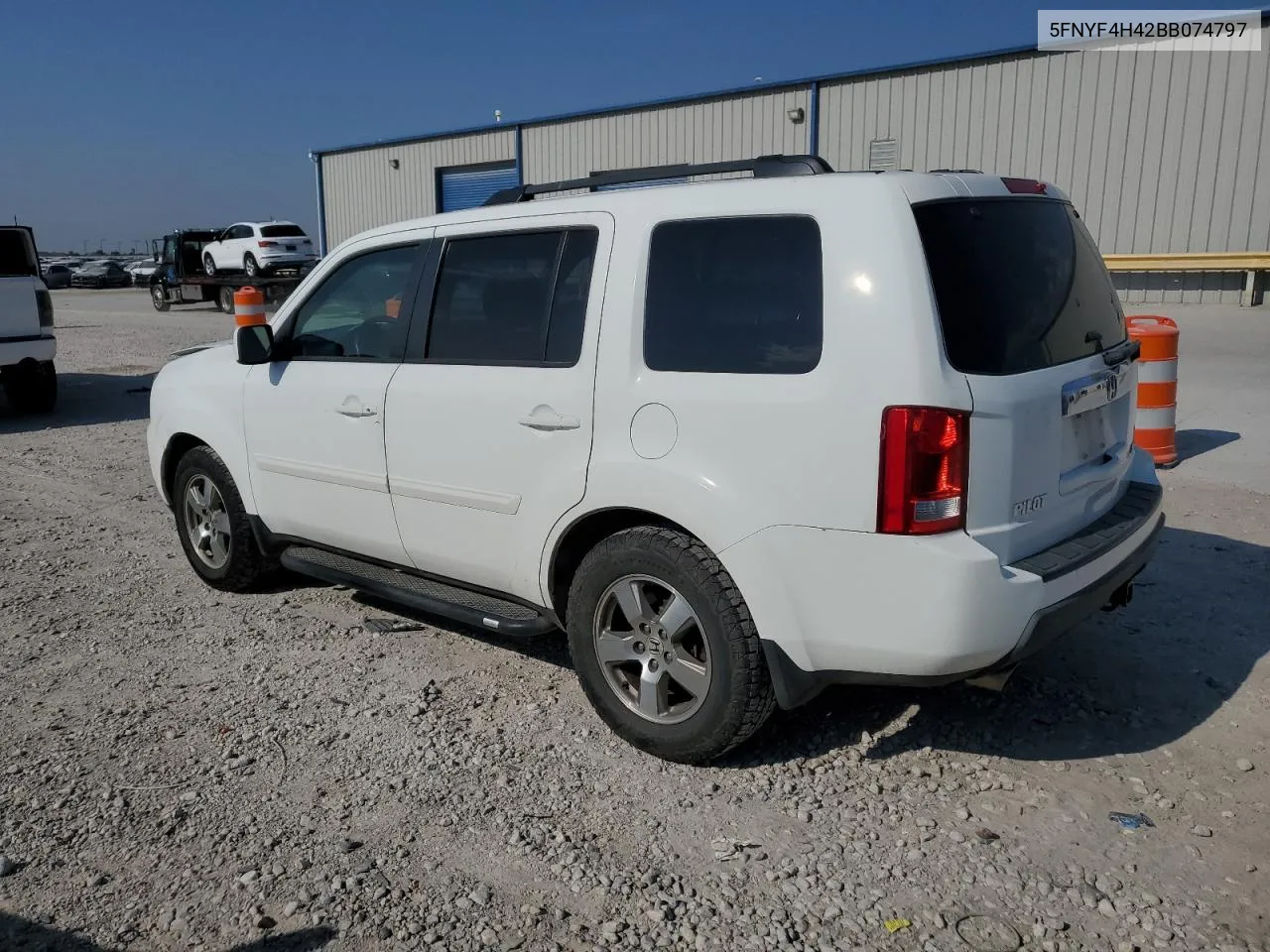 5FNYF4H42BB074797 2011 Honda Pilot Ex