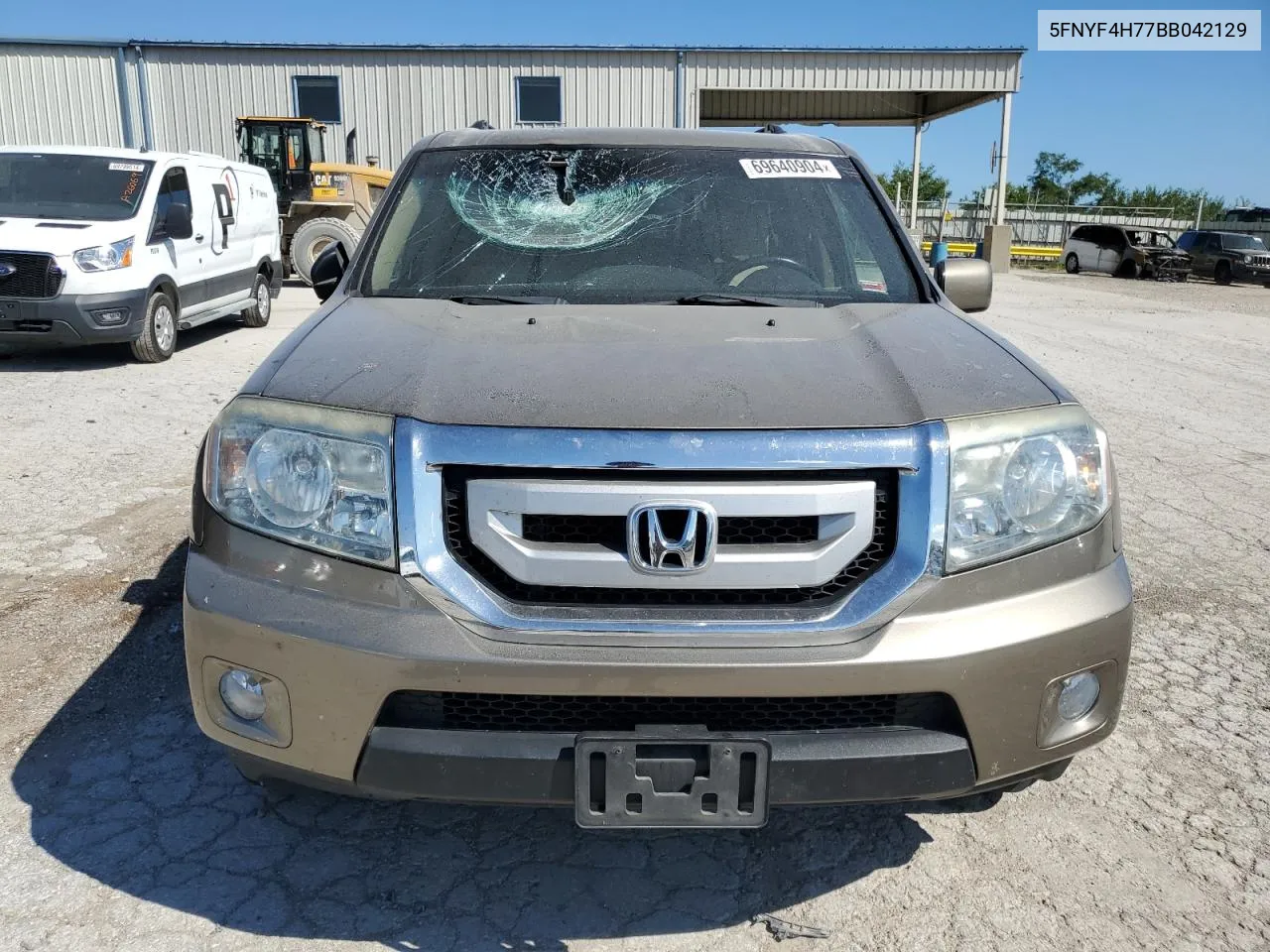 2011 Honda Pilot Exln VIN: 5FNYF4H77BB042129 Lot: 69640904