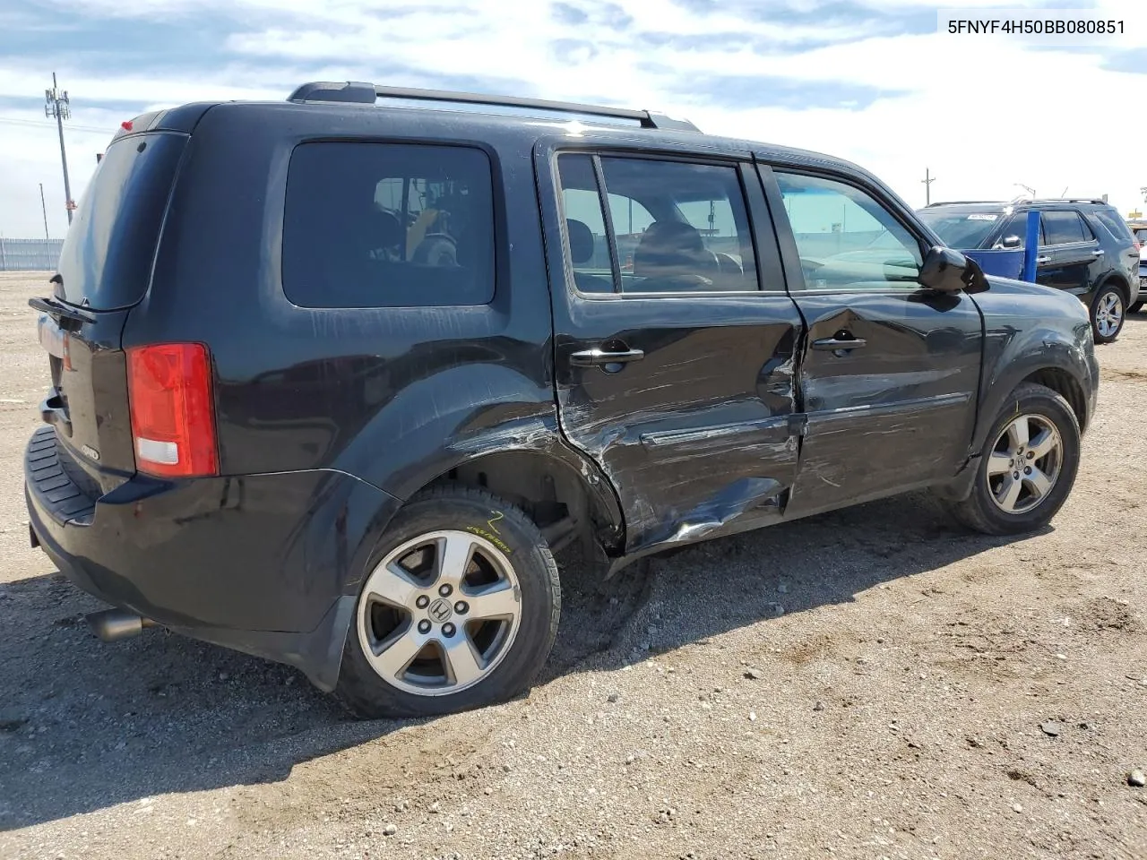 5FNYF4H50BB080851 2011 Honda Pilot Exl