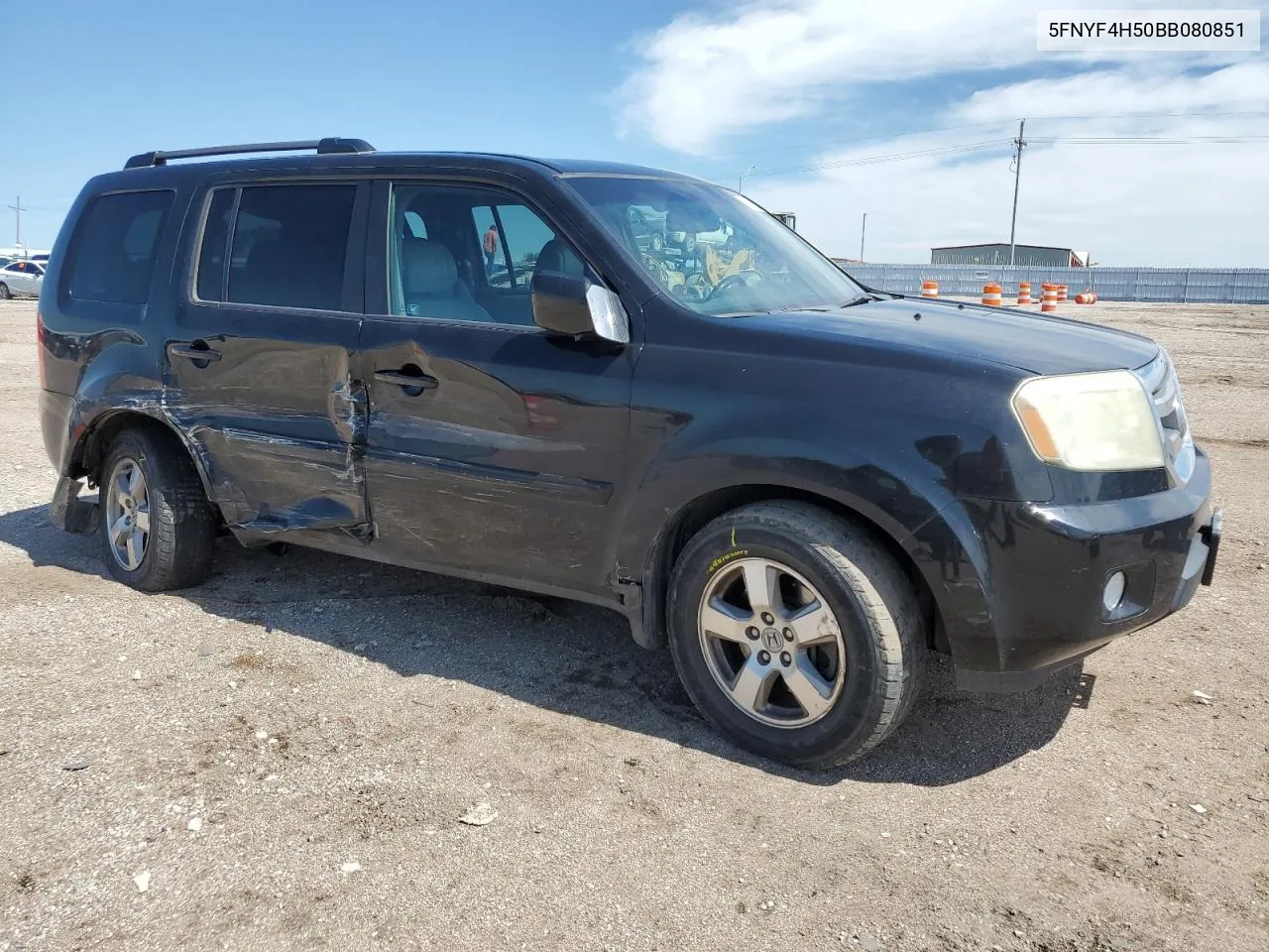 5FNYF4H50BB080851 2011 Honda Pilot Exl