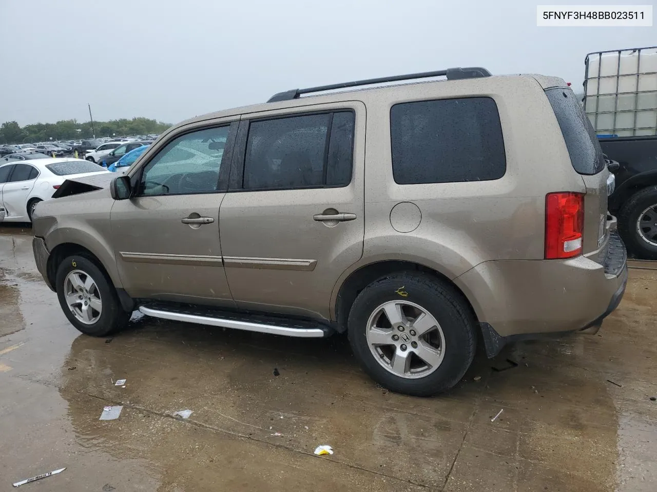 2011 Honda Pilot Ex VIN: 5FNYF3H48BB023511 Lot: 69975274