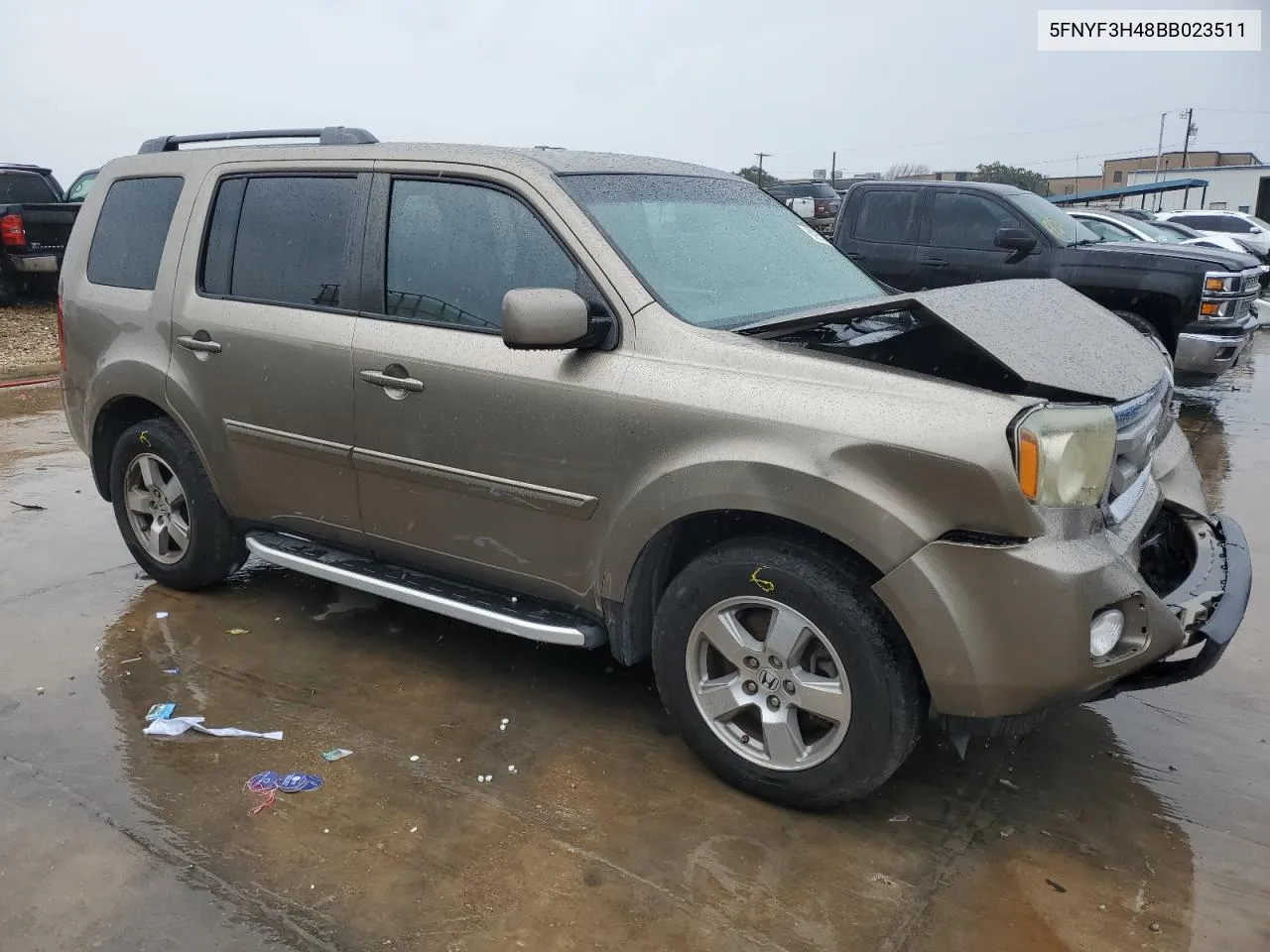 2011 Honda Pilot Ex VIN: 5FNYF3H48BB023511 Lot: 69975274