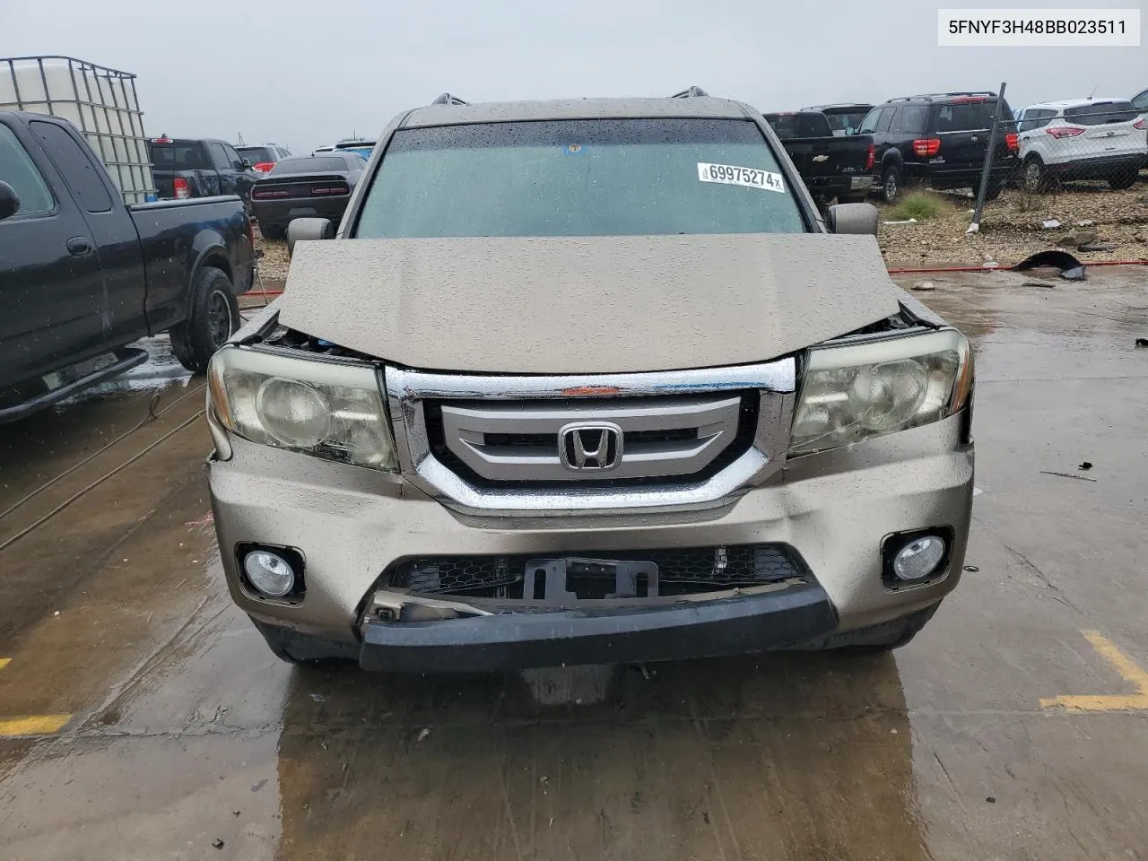 5FNYF3H48BB023511 2011 Honda Pilot Ex