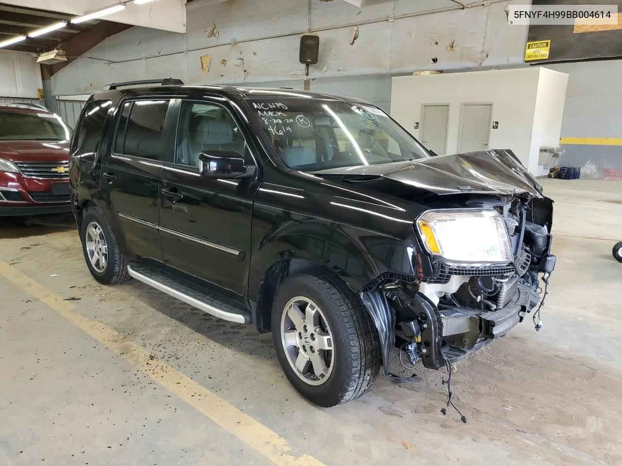 2011 Honda Pilot Touring VIN: 5FNYF4H99BB004614 Lot: 70060364