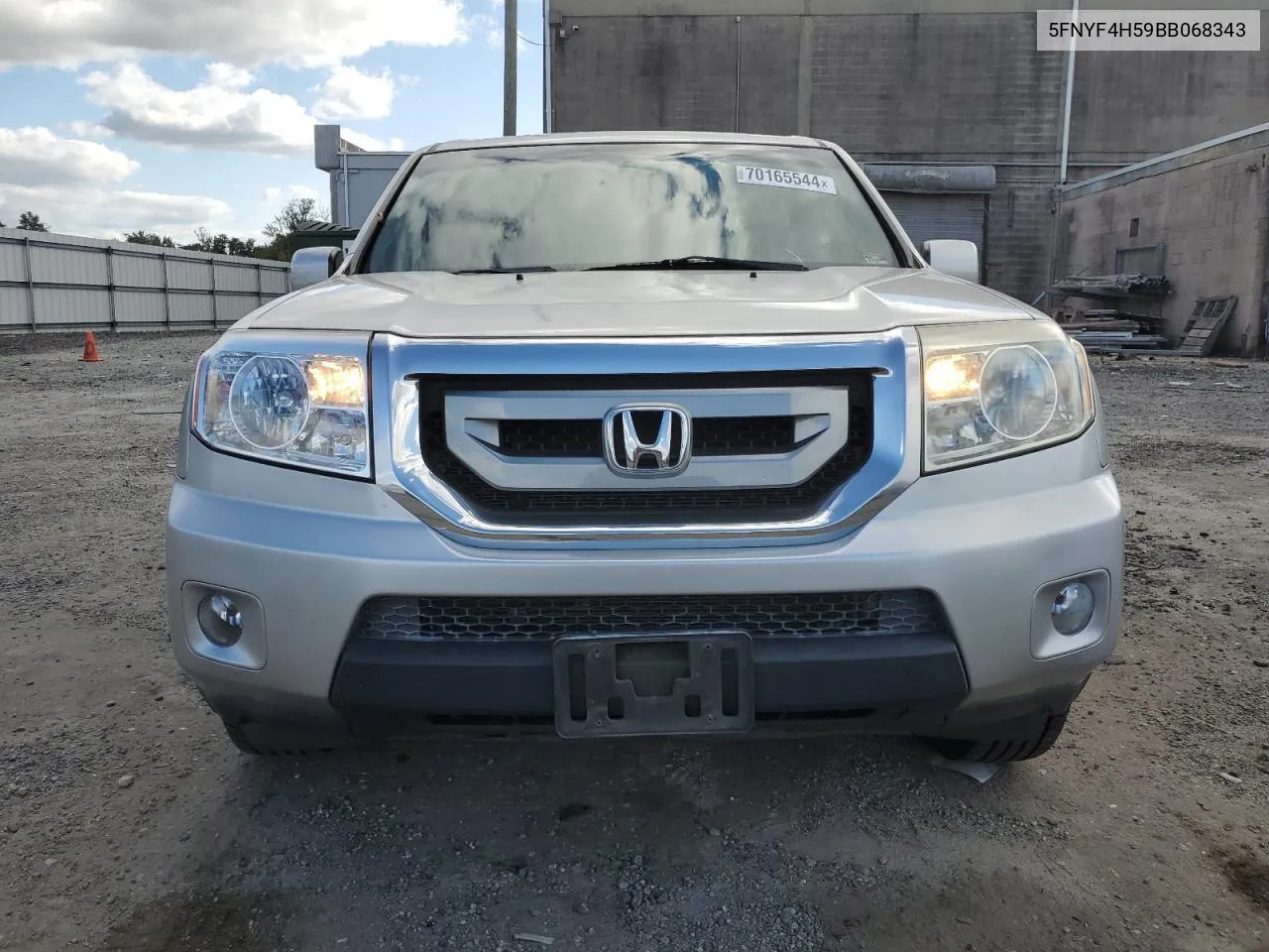 2011 Honda Pilot Exl VIN: 5FNYF4H59BB068343 Lot: 70165544