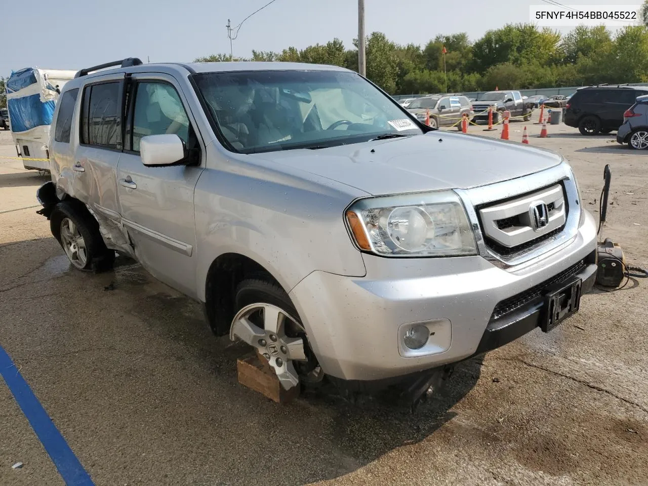 2011 Honda Pilot Exl VIN: 5FNYF4H54BB045522 Lot: 70222684