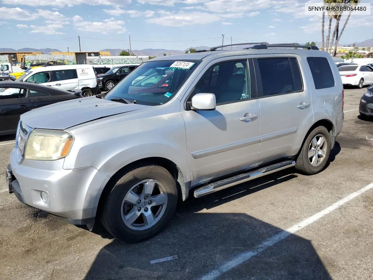 2011 Honda Pilot Exl VIN: 5FNYF4H63BB054480 Lot: 70267124