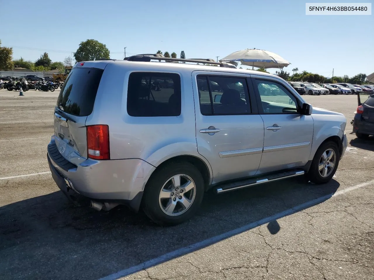 5FNYF4H63BB054480 2011 Honda Pilot Exl