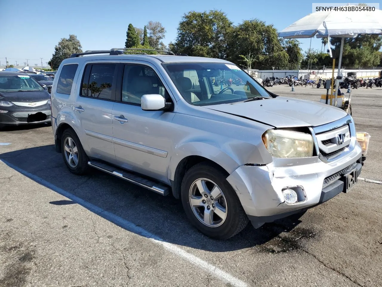 5FNYF4H63BB054480 2011 Honda Pilot Exl