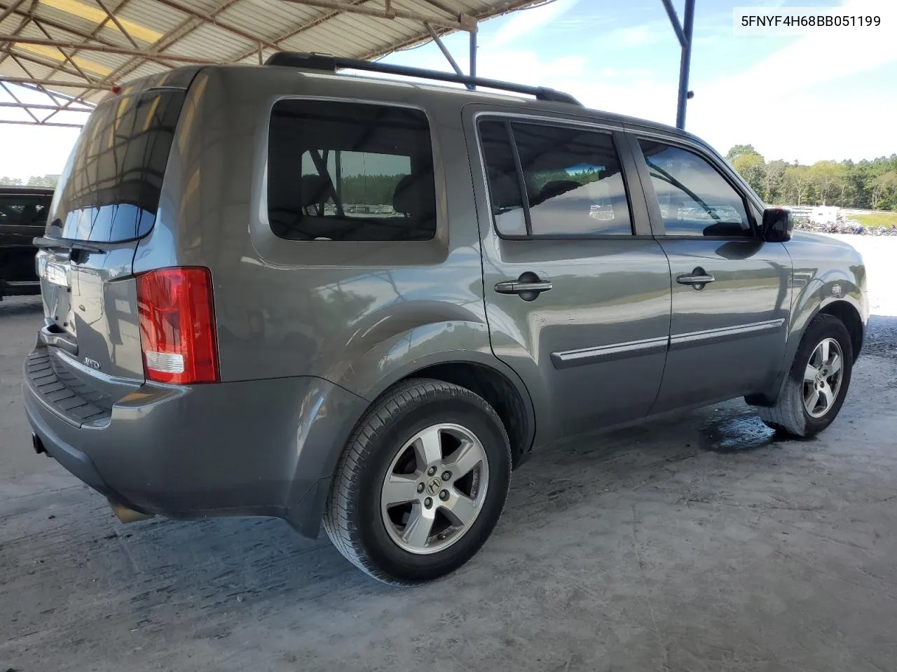 2011 Honda Pilot Exl VIN: 5FNYF4H68BB051199 Lot: 70328004