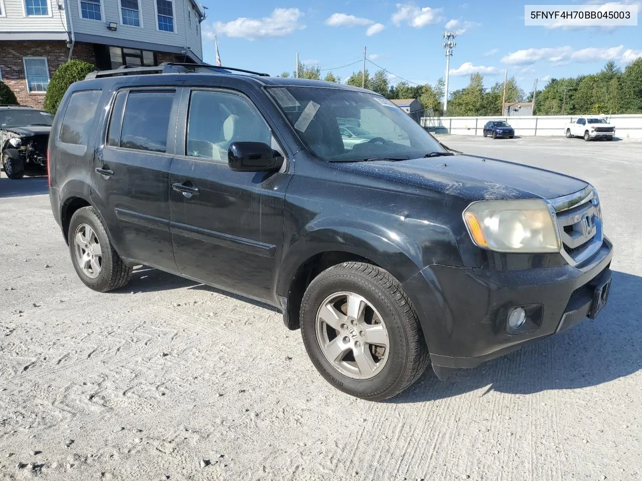 2011 Honda Pilot Exln VIN: 5FNYF4H70BB045003 Lot: 70342164