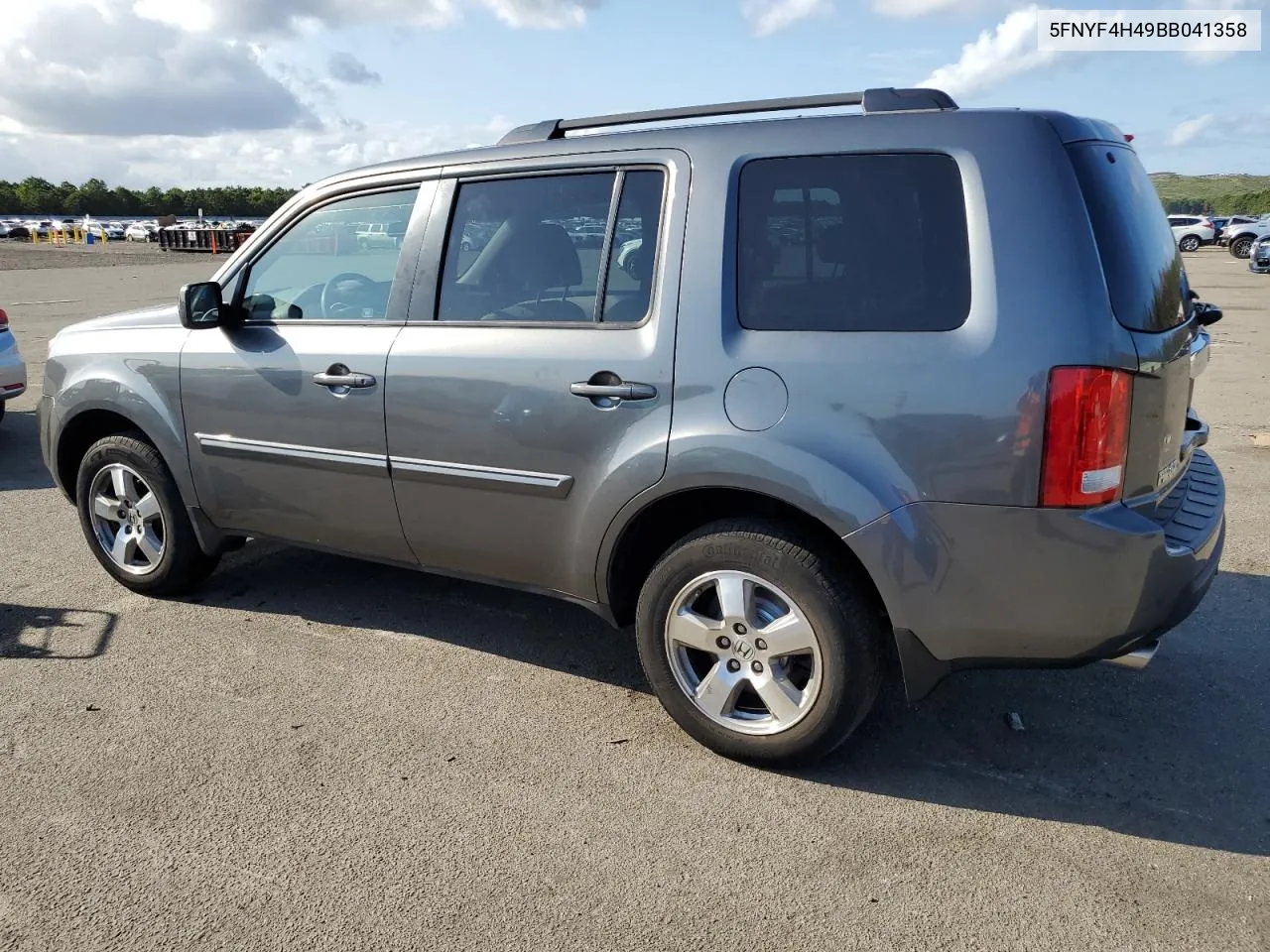 2011 Honda Pilot Ex VIN: 5FNYF4H49BB041358 Lot: 70348464